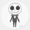 Jack_Skellington_Emoji_Classic_Round_Sticker_2 Jack Skellington Emoji Classic Round Sticker