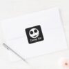 Jack_Skellington_First_Birthday_-_Thank_You_Square_Sticker_4 Jack Skellington First Birthday Thank You Square Sticker