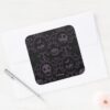 Jack_Skellington_Halloween_Filigree_Pattern_Square_Sticker_3 Jack Skellington Halloween Filigree Pattern Square Sticker