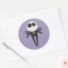 Jack_Skellington_Pook-a-Looz_Classic_Round_Sticker_4 Jack Skellington Pook A Looz Classic Round Sticker