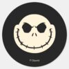 Jack_Skellington_&_Cross_Bones_Pattern_Classic_Round_Sticker_2 Jack Skellington Cross Bones Pattern Classic Round Sticker