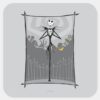 Jack_Skellington___Cemetery_Fence_Square_Sticker_1 Jack Skellington Cemetery Fence Square Sticker