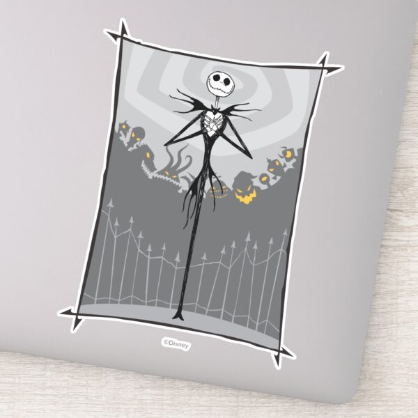 Jack_Skellington___Cemetery_Fence_Sticker_9 Jack Skellington Cemetery Fence Sticker