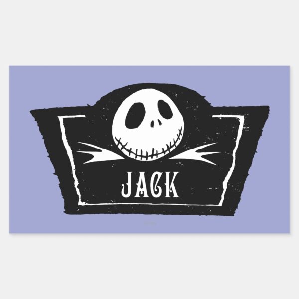 Jack_Skellington___Headstone_Rectangular_Sticker_1 Jack Skellington Headstone Rectangular Sticker
