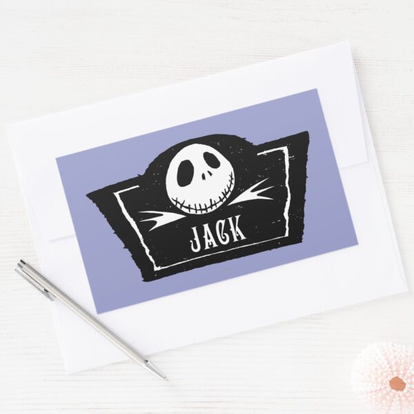 Jack_Skellington___Headstone_Rectangular_Sticker_3 Jack Skellington Headstone Rectangular Sticker
