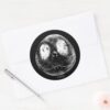 Jack_Skellington___Just_Smile_Classic_Round_Sticker_4 Jack Skellington Just Smile Classic Round Sticker
