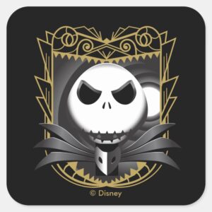 Jack_Skellington___King_Jack_Square_Sticker_2 Jack Skellington King Jack Square Sticker