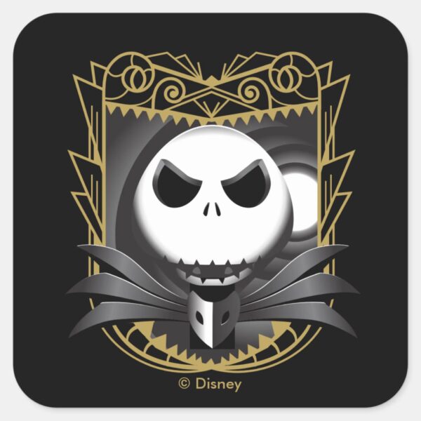 Jack_Skellington___King_Jack_Square_Sticker_2 Jack Skellington King Jack Square Sticker