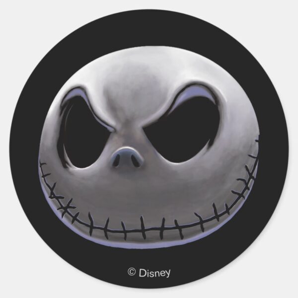 Jack_Skellington___Master_of_Fright_Classic_Round_Sticker_2 Jack Skellington Master Of Fright Classic Round Sticker