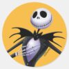 Jack_Skellington___Posing_Classic_Round_Sticker_2 Jack Skellington Posing Classic Round Sticker