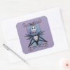 Jack_Skellington___Spider_Web_Frame_Square_Sticker_4 Jack Skellington Spider Web Frame Square Sticker