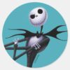 Jack_Skellington___Standing_Classic_Round_Sticker_2 Jack Skellington Standing Classic Round Sticker