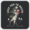 Jack_&_Sally_-_Love_You_To_Death,_Forever,_Always_Square_Sticker_1 Jack Sally Love You To Death Forever Always Square Sticker