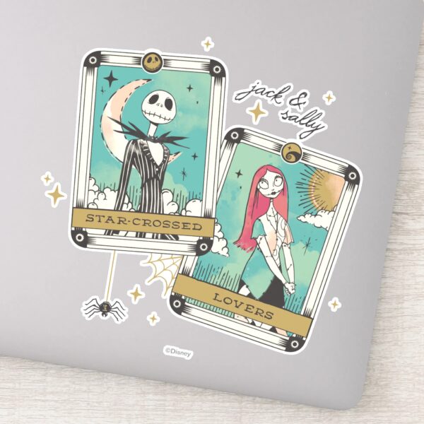 Jack_&_Sally_Star-Crossed_Lovers_Tarot_Cards_Sticker_9 Jack Sally Star Crossed Lovers Tarot Cards Sticker
