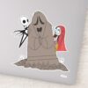Jack_and_Sally_Hiding_Behind_Tombstone_Sticker_9 Jack And Sally Hiding Behind Tombstone Sticker