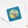Jack And Sally Cute Moon Square Sticker