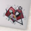 Jack_and_Sally_in_Heart_Sticker_9 Jack And Sally In Heart Sticker