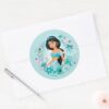 Jasmine_-_Princess_Jasmine_Classic_Round_Sticker_3 Jasmine Princess Jasmine Classic Round Sticker