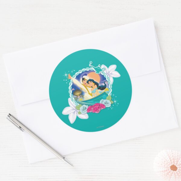 Jasmine Ready For Adventure Classic Round Sticker
