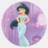 Jasmine_Princess_Classic_Round_Sticker_1 Jasmine Princess Classic Round Sticker
