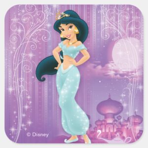 Jasmine_Princess_Square_Sticker_1 Jasmine Princess Square Sticker