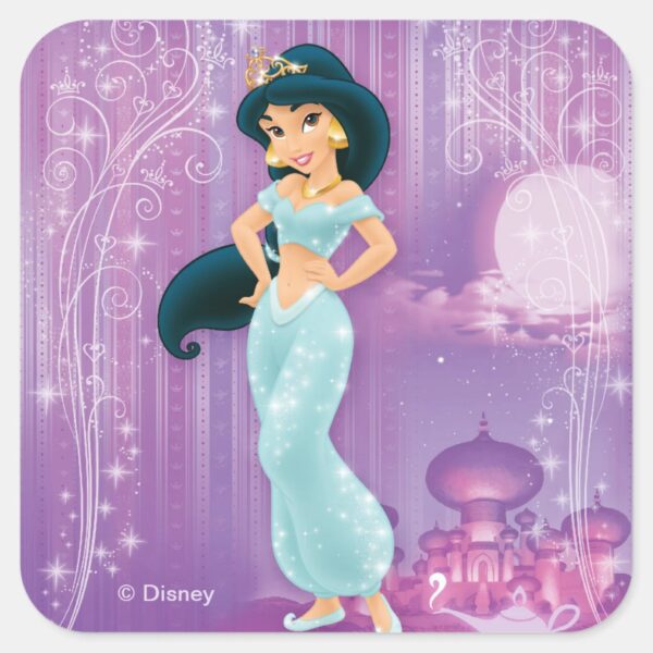 Jasmine_Princess_Square_Sticker_1 Jasmine Princess Square Sticker
