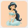 Jasmine Sitting Square Sticker