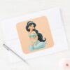 Jasmine Sitting Square Sticker