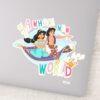 Jasmine Aladdin Carpet Ride A Whole New World Sticker