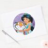 Jasmine Besties Rule Classic Round Sticker