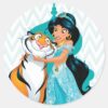 Jasmine_and_Rajah_Classic_Round_Sticker_1 Jasmine And Rajah Classic Round Sticker