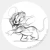 Jerry_Bashful_Sketch_Classic_Round_Sticker_1 Jerry Bashful Sketch Classic Round Sticker