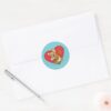 Jerry Mouse Dressed As Valentine Cupid Classic Round Sticker