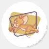 Jerry Running Scared Classic Round Sticker