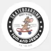 Jerry_Skateboarding_-_Ready_To_Ride_Classic_Round_Sticker_1 Jerry Skateboarding Ready To Ride Classic Round Sticker