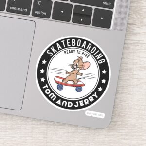 Jerry Skateboarding Ready To Ride Sticker