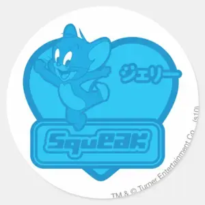 Jerry Squeak Classic Round Sticker