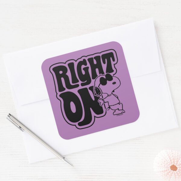 Joe_Cool_-_Right_On_Square_Sticker_3 Joe Cool Right On Square Sticker