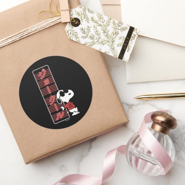 Joe_Cool_Japanese_Neon_Lights_Classic_Round_Sticker_5 Joe Cool Japanese Neon Lights Classic Round Sticker