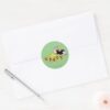 Johnny Bravo Hey There Sassy Classic Round Sticker
