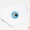 Johnny Bravo Comb Dont Touch The Hair Classic Round Sticker
