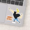 Johnny Bravo Flexing Sticker