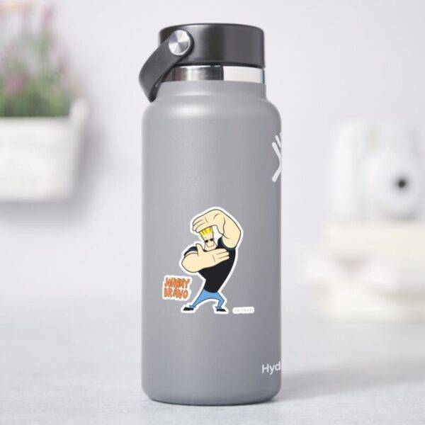 Johnny_Bravo_Picture_Frame_Pose_Sticker_6 Johnny Bravo Picture Frame Pose Sticker