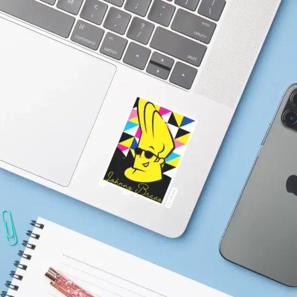 Johnny_Bravo_Pop_Art_Graphic_Sticker_4 Johnny Bravo Pop Art Graphic Sticker