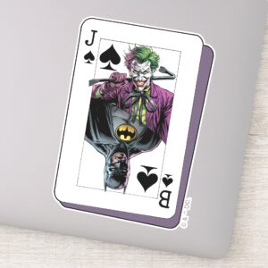 Joker_and_Batman_Spade_Playing_Card_Illustration_Sticker_1 Joker And Batman Spade Playing Card Illustration Sticker