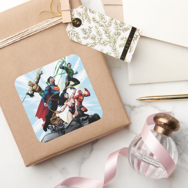 Justice_League_-_Group_1_Square_Sticker_5 Justice League Group 1 Square Sticker