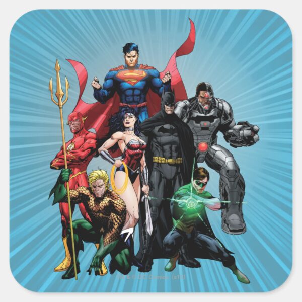 Justice_League_-_Group_2_Square_Sticker_1 Justice League Group 2 Square Sticker
