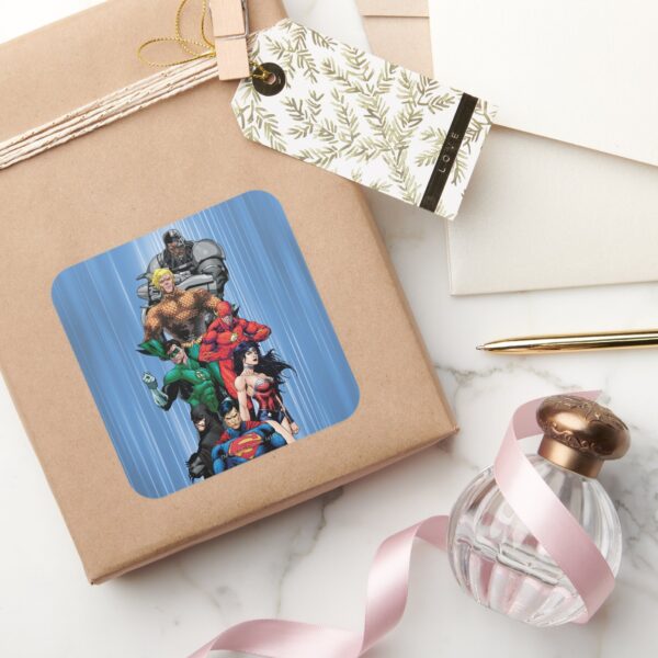 Justice_League_-_Group_3_Square_Sticker_5 Justice League Group 3 Square Sticker