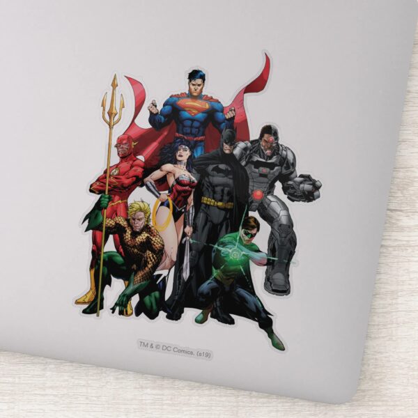 Justice_League_-_Group_Sticker_1 Justice League Group Sticker