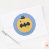 Justice_League_Batman_Holiday_Bauble_Classic_Round_Sticker_3 Justice League Batman Holiday Bauble Classic Round Sticker